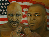 Tyson and Holyfield Portrait