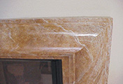 Painted Marble Fireplace