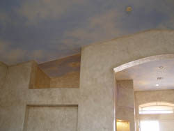 Great Room Walls and Sky Mural