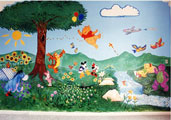 Child's Wall Mural - Winnie the Poo
