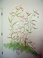 Girl's Bedroom Floral Mural