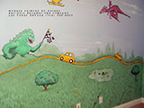 Child's Bedroom Wall Dinosaur Mural
